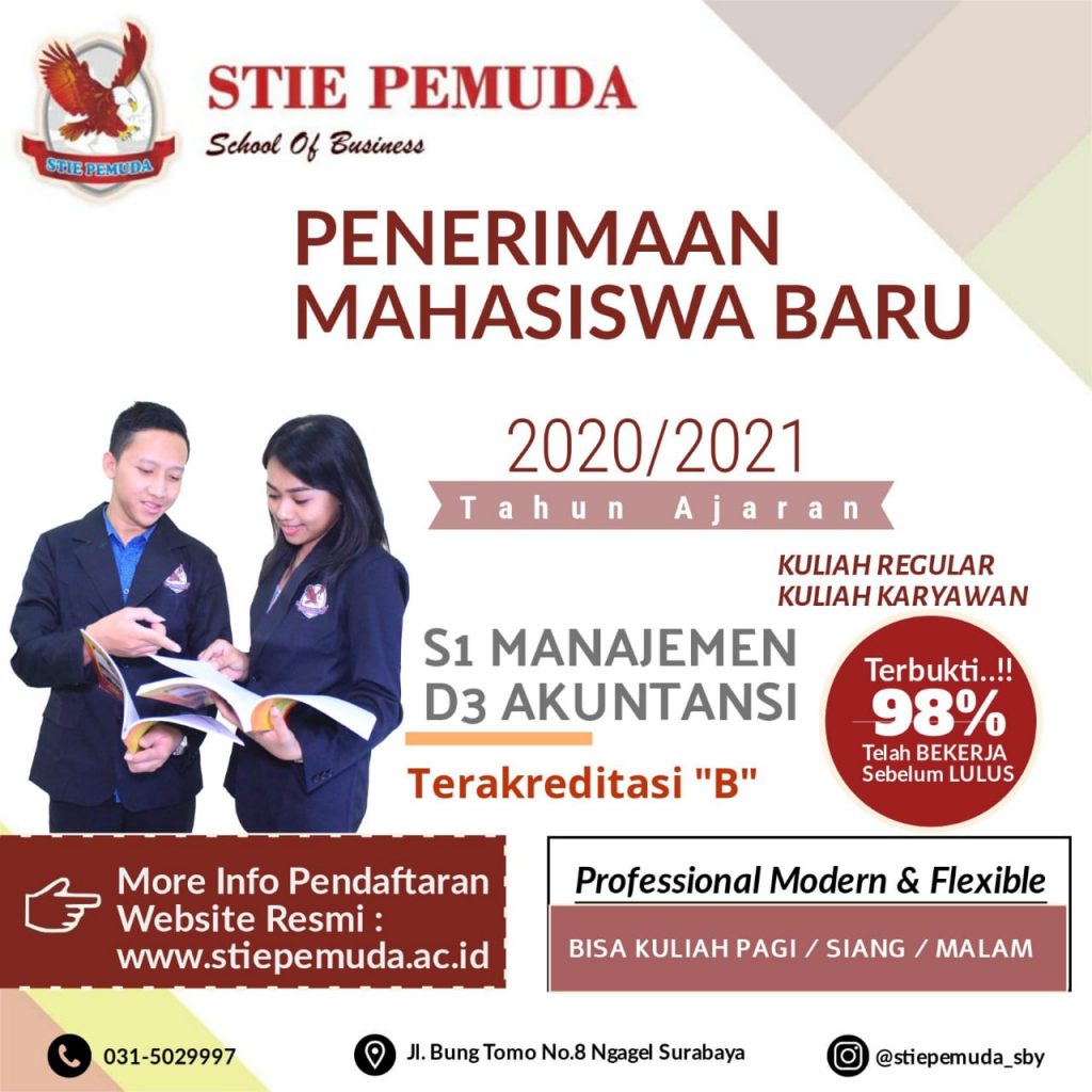 penerimaan mahasiswa baru stie pemuda surabaya