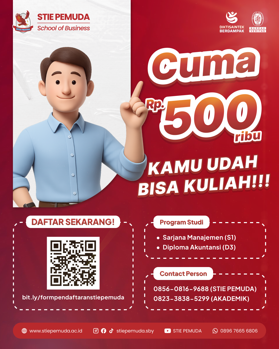 PMB STIE Pemuda Periode Genap 2025/2026